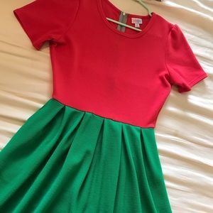 🍉LuLaRoe “Watermelon” Amelia Dress